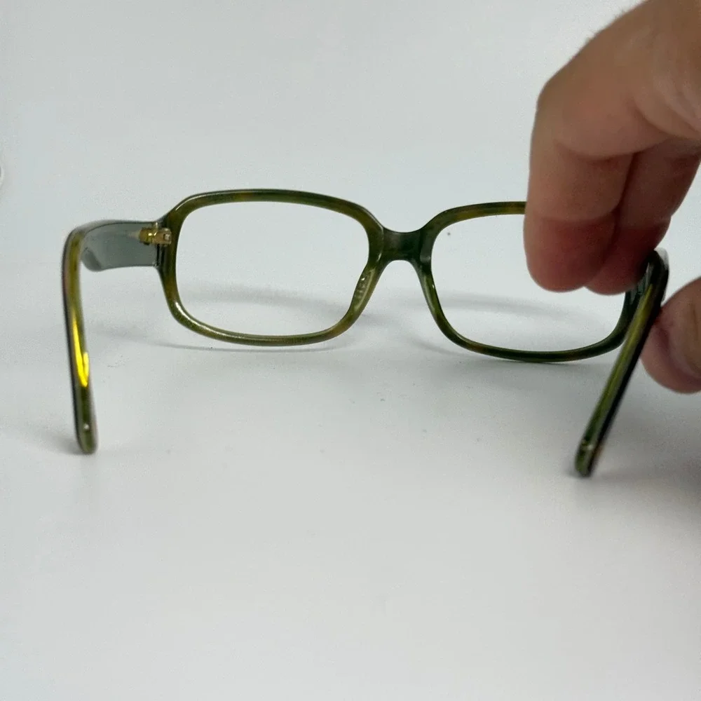 Coach Tatiana S850 Tortoise Green Rectangular Eyeglass Frames